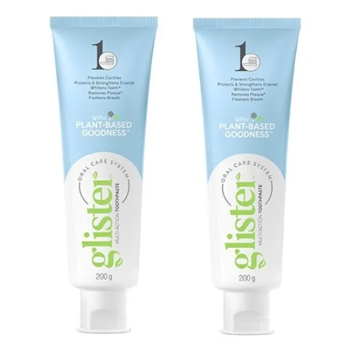 Creme Dental Glister Amway 200g 2unidades Foto 1
