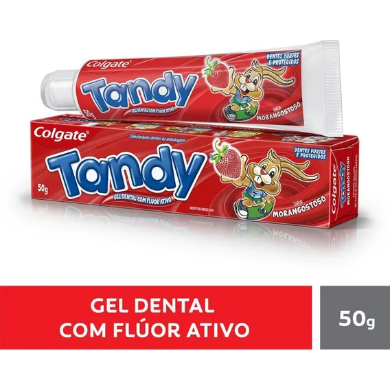 Creme Dental Infantil Tandy Morangostoso 50g Colgate Foto 1