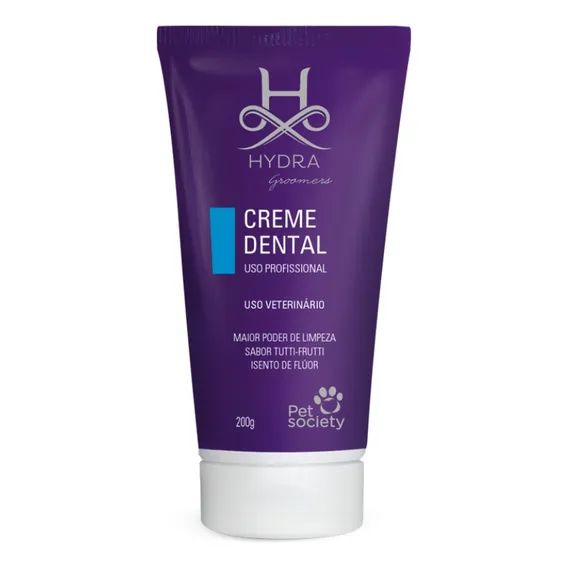 Creme Dental Para Cães Hydra 200g Sabor Tutti Frutti Foto 1