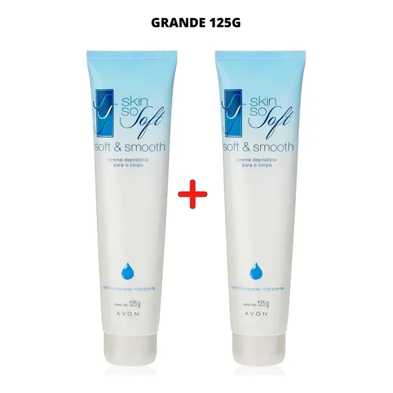 Creme Depilat贸rio Corpo Skin So Soft 125g - Avon Foto 1