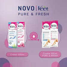 Creme Depilat贸rio Corporal Veet Peles Delicadas - 100ml Full Foto mini 4