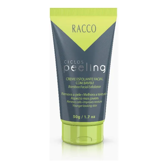 Creme Esfoliante Facial Com Bambu Ciclos Peeling 50g Racco Tipo de pele Todo tipo de pele Foto 1