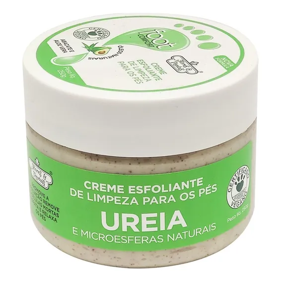 Creme Esfoliante Limpeza P/ Os Pés Flores E Vegetais - 250g Foto 1