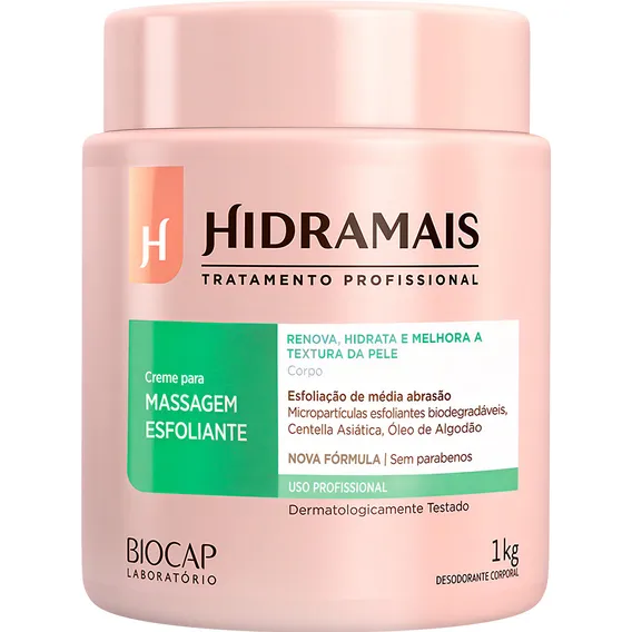 Creme Esfoliante Média Abrasão 1kg Hidramais Foto 1