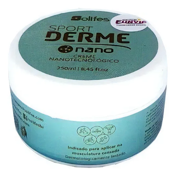 Creme Esportivo Corporal Sport Derme Nano Solifes 250ml Foto 1