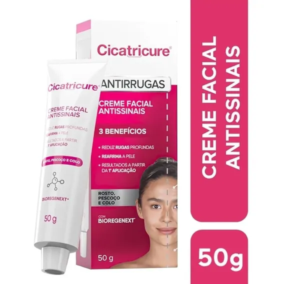 Creme Facial Antissinais Cicatricure Antirrugas 50g Foto 1
