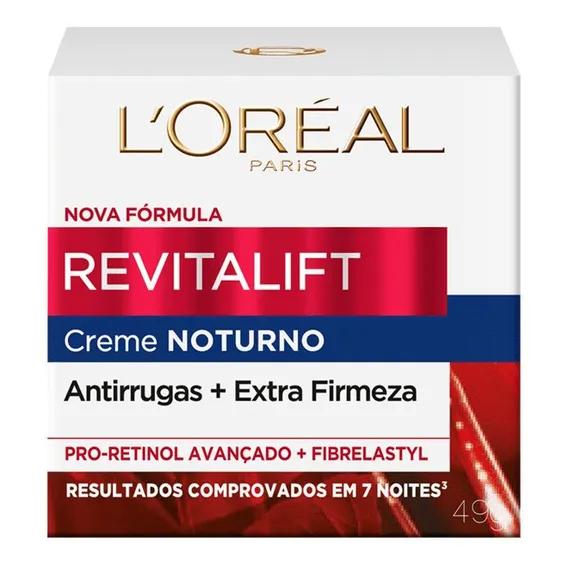 Creme Facial Loreal Revitalift Antirrugas - Noturno Foto 1