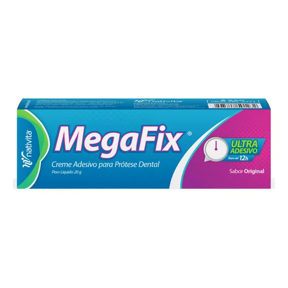 Creme fixador Megafix para pr贸tese dental em creme 20 g Foto 1