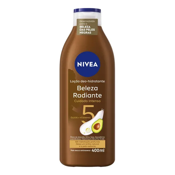 Creme Hidratante Nivea Body Beleza Radiante Intenso 400ml Foto 1