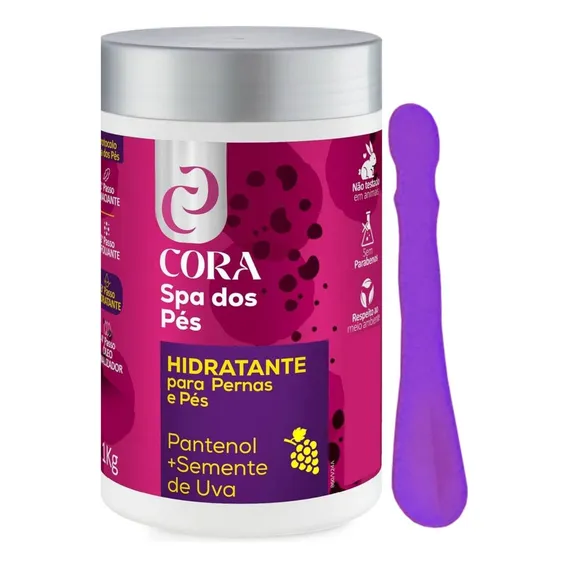 Creme Hidratante Pantenol 1kg E Espátula Plástica Para Creme Foto 1