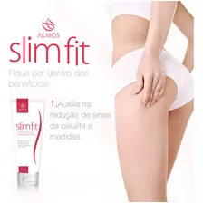 Creme Lipo Redutor De Medidas Celulite Estria Slim Fit Akmos Foto mini 4