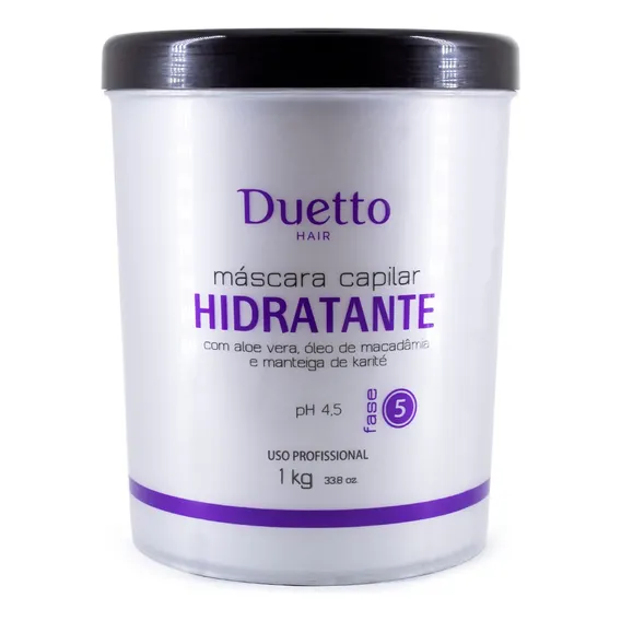 Creme Mascara Hidratante Duetto Professional 1kg Foto 1