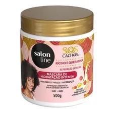 Creme Máscara Sos Cachos RÃcino Queratina Salon Line 500g Foto mini 2