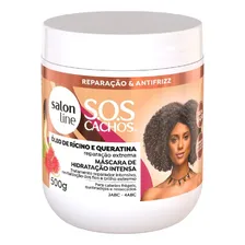 Creme Máscara Sos Cachos RÃcino Queratina Salon Line 500g Foto mini 1