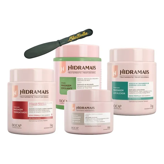 Creme Massagem Localizada+esfoliante+argila Branca Hidramais Foto 1