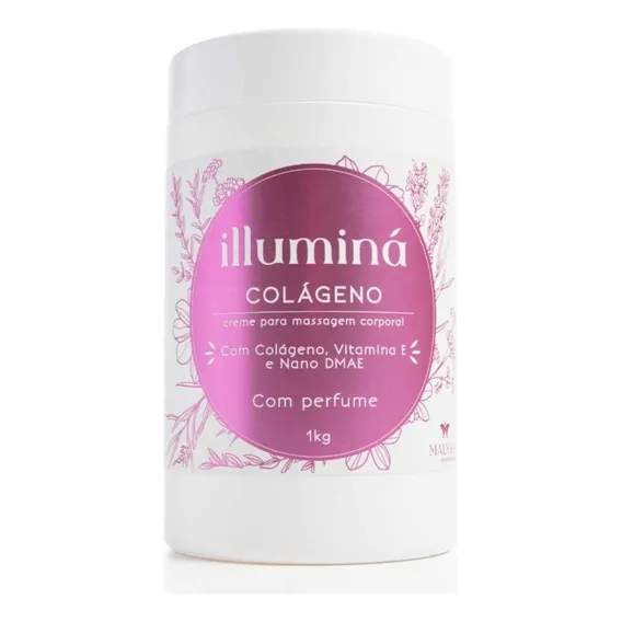 Creme Massagem Massoterapia Profissional Colágeno Regenera Firmeza Pele Hidratante Flacidez Illuminá Profissional Pote Nano Dmae 1kg Foto 1