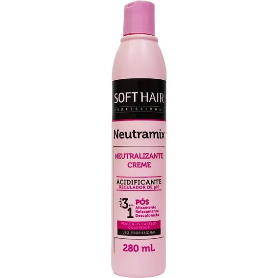 Creme Neutralizante Soft Hair Neutramix Acidificante 280ml Foto 1
