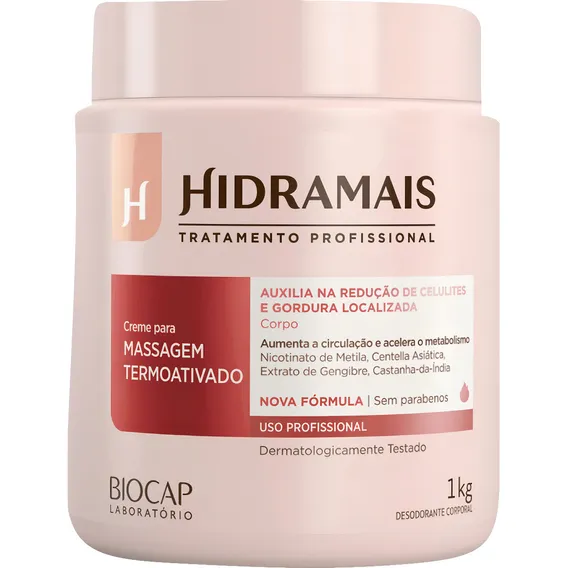 Creme para corpo HIDRAMAIS PROFISSIONAL PARA MASSAGEM LIPOTERMICO Foto 1