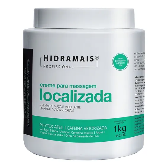 Creme Para Massagem Localizada 1 Kg Hidramais Foto 1