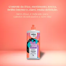 Creme Para Pentear Cabelo Super Leve Sem Sal Salon Line 1l Foto mini  3