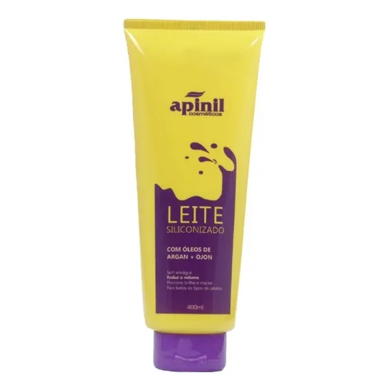 Creme Para Pentear Leite Siliconizado Apinil Foto 1