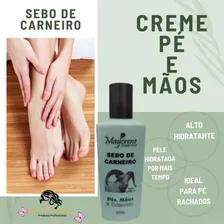 Creme Para Rachaduras Dos Pés Mãos E Cotovelos Sebo Carneiro Foto mini  2
