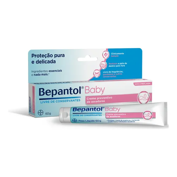 Creme Pomada De Assaduras Bepantol Baby 60g Foto 1