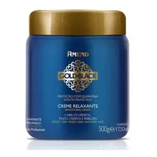 Creme Relaxante Com Queratina Amend Gold Black - 500g Foto  mini 1