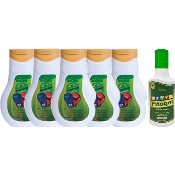 Creme Relaxante Muscular, Massagem Para Dor Para Corpo Dokmos Gel Para Massagem Nocauteador Gel Nocauteador En Frasco De 200ml/200g Arnica - Kit X 5 Unidades Foto 1