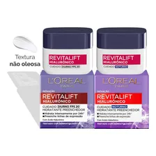 Creme Revitalift Hialurônico Loréal Paris Diurno E Noturno Tipo De Pele Normal Foto  mini 1