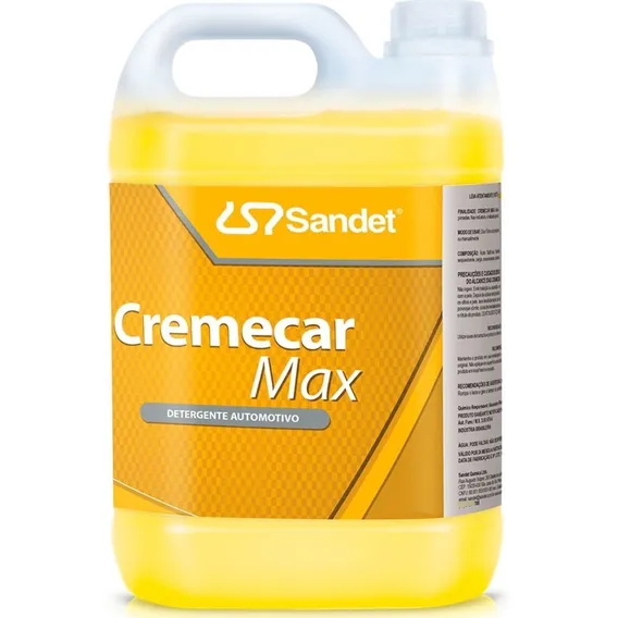 Cremecar Max Shampoo Super Concentrado Para Automoveis 5 L Foto 1