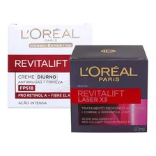 Cremes Loreal Revitalift Diurno + Revitalift Laser X3 Foto mini 1