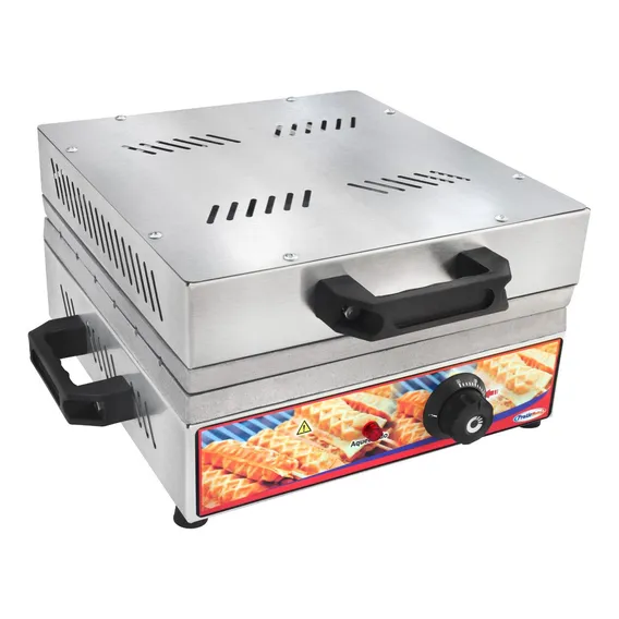 Crepeira 12 Cavidades Crepeira Elétrica Inox Profissional 127v Foto 1
