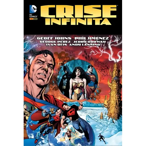 Crise Infinita, de Johns, Geoff. Editorial Panini Brasil LTDA, capa dura em português, 2015 Foto 1
