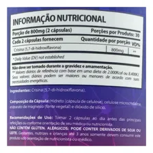 Crisina 60 Capsulas 800mg Sunfood Chrysin Sabor Sem Sabor Foto mini 3