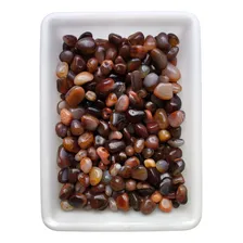 Cristal Pedra Ágata Cornalina Natural Rolada 1 Kg Cor Laranja A Avermelhada Foto mini 3