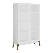 Cristaleira 2 Portas Retr么 0808 Genialflex Branco Fhwt Foto mini 2