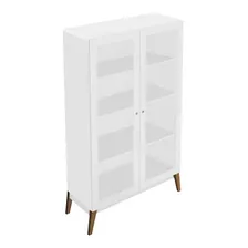 Cristaleira 2 Portas Retrô 0808 Genialflex Branco Fhwt Foto mini 4