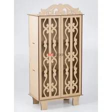Cristaleira Provençal Em Mdf Decoração De Mesa Festaarabesco Foto mini 1
