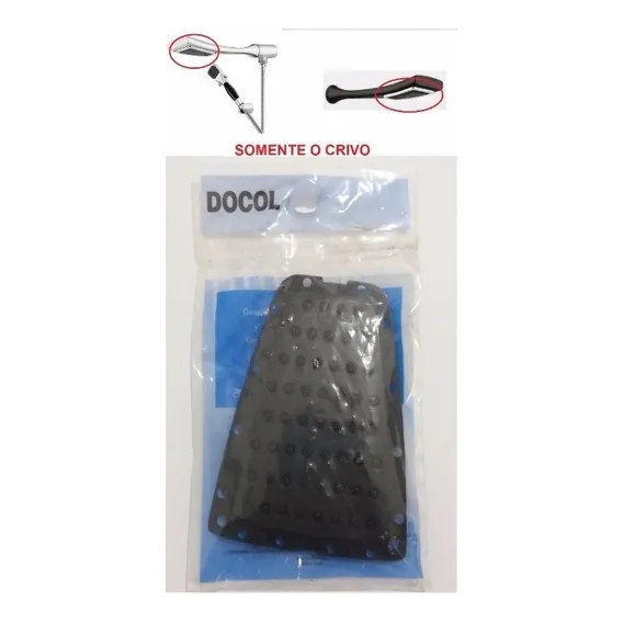 Crivo Completo Chuveiro Lumina Docol Black - Docol Cor Preto Foto 1