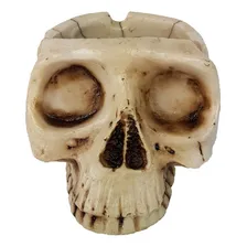 Crânio Caveira Cinzeiro Decorativo Em Resina Skull Ossos Foto mini 4