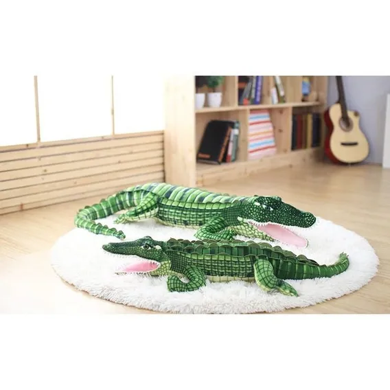 Crocodilo Jacaré De Pelúcia 100cm Aligator Foto 1