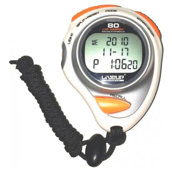 Cronômetro Digital Com Alarme Relógio 80 Lap Liveup Ls3347 Foto 1
