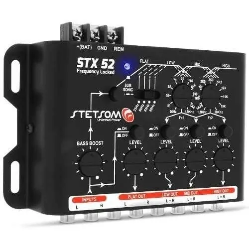 Crossover Stetsom Stx52 4 Vias Stx 52 Mesa Som Automotivo Foto 1