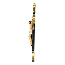Crucifixo De Parede Jesus Cruz 39cm - Enfeite Resina Cor Dourado Foto mini 3