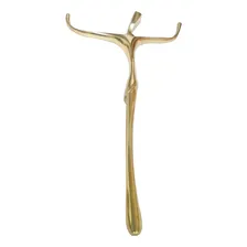 Crucifixo Parede Estilizado Bronze 30 Cm Decoração Presentes Cor Dourado-escuro Foto mini 2