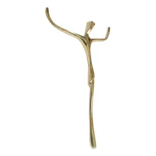 Crucifixo Parede Estilizado Bronze 30 Cm Decoração Presentes Cor Dourado-escuro Foto mini 1