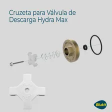 Cruzeta Reparo Válvula Descarga Hydra Max 2550 Foto mini  3