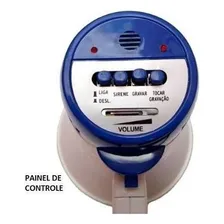 CSR NT 200 Megafone Portátil Com Sirene Gravador Foto mini 4