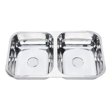 Cuba Aço Inox Dupla Normal 84x34x17 Aço 304 Tecnocuba Foto  mini 1